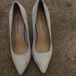 Christian Siriano Women's Light Gray Heels
